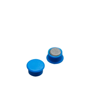 Office magnet, round 13 mm | blue