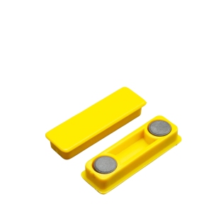 Office magnet, block 40 x 13 mm | yellow
