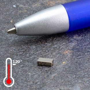 Block magnets neodymium, nickel-plated 5 x 2,5 mm | 1.5 mm