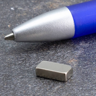 Block magnets neodymium, nickel-plated 10 x 5 mm | 3 mm