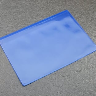Magnetic pockets for A4, with 1 magnetic strip, long edge open, blue 