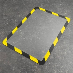 Magnetic frames A4 black|yellow | not self-adhesive