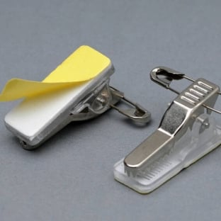 Combi clips, self-adhesive 