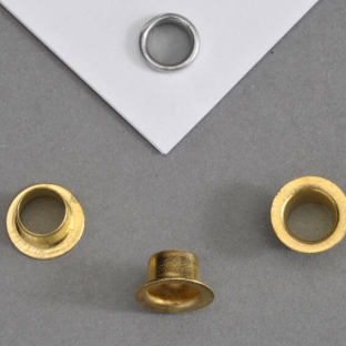 Metal eyelets no. 269, ⌀ 5mm, brass-plated 