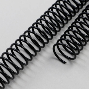 Plastic coils, A4, pitch 4:1 10 mm | black