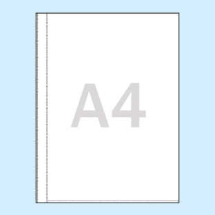 Sheet protectors A4, PP foil 110 micron 