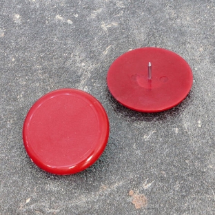 Poster pins, ø = 30 mm, red 