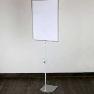 Poster frame with base and mount (set) A3 | grey | Base: grey