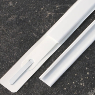 Cover strips  297 mm, white 
