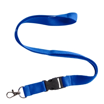 Lanyards without safety lock blue