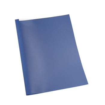 Thermal binding folder A4, Prestige board, 60 sheets, dark blue | 6 mm | 280 g/m²