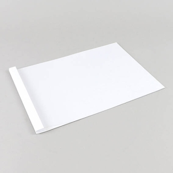 Thermal binding folder A4 landscape, cardboard, white 