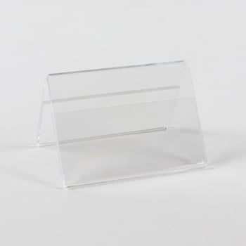 A-stand A8, landscape format, acrylic, transparent 