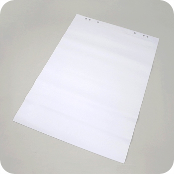 Flipchart paper, 68 x 99 cm, white 