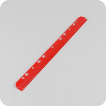 Slide binders A4, red, 3-4 mm, with filing strip 