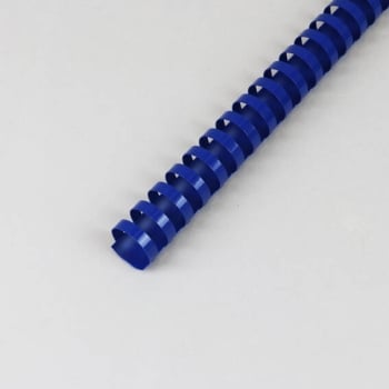 Plastic binder spines A4, oval 25 mm | blue