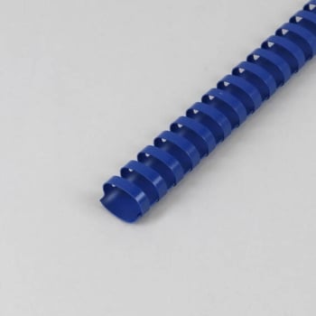 Plastic binder spines A4, oval 28 mm | blue