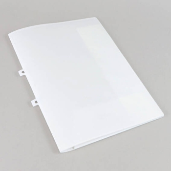Offer folder A4, with transparent pocket and filing eye, white 