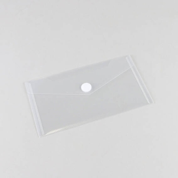 Document pouch DIN long, Velcro fastener, PP film, stripes 