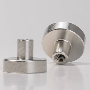 Pot magnet with screw socket, neodymium 