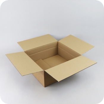 Shipping carton for folders, filling height 8 - 13 cm, brown 