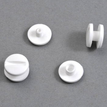 Plastic binding screws, 3.5 mm | white
