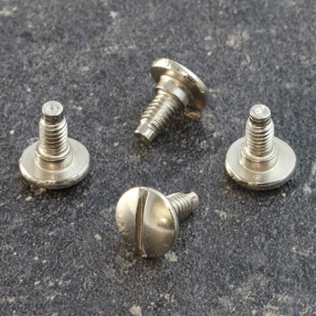 Slotted screws for binding screws, 7.5 mm, with 2 mm extension, nickel-plated 