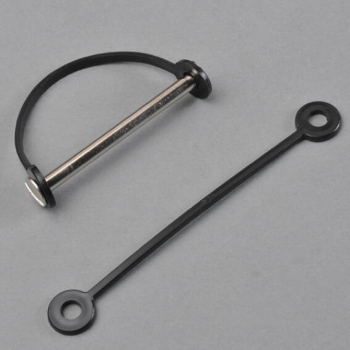 Swatch straps for binding screws, 95 mm long, black 