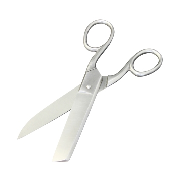 Bookbinders scissor, approx. 180 mm long, nickel-plated 