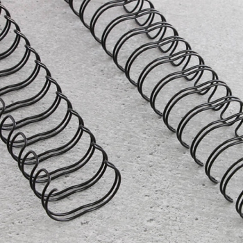 Wire bindings 2:1, A4 25,4 mm (1") | black