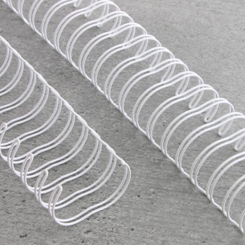 Wire bindings 2:1, A4 9,5 mm (3/8") | white