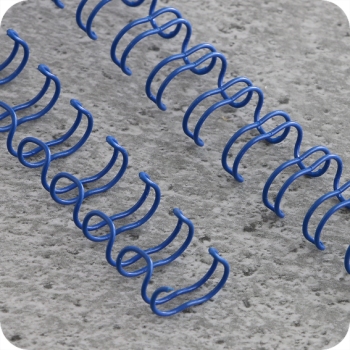 Wire bindings 3:1, A4 8,0 mm (5/16") | blue