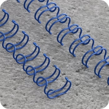 Wire bindings 3:1, A4 14,3 mm (9/16") | blue