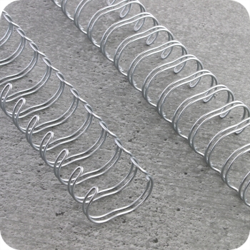 Wire bindings 3:1, A5 5,5 mm (3/16") | silver