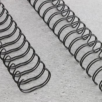 Wire bindings 3:1, A5 16,0 mm (5/8") | black