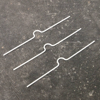 Calendar hangers, 100 mm long, white 