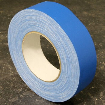 One-sided adhesive fabric tape, duct tape blue | 50 mm
