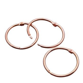 Binding rings 32 mm, copper-plated 