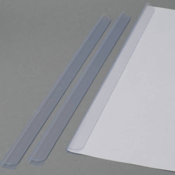 Slide binders A4, transparent, 3-4 mm 