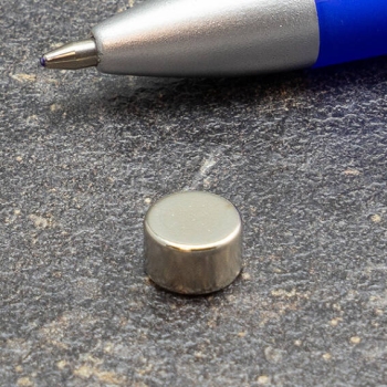 Disc magnets neodymium, 8 mm x 5 mm, N45 