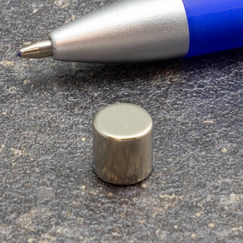 Disc magnets neodymium, 8 mm x 8 mm, N45 