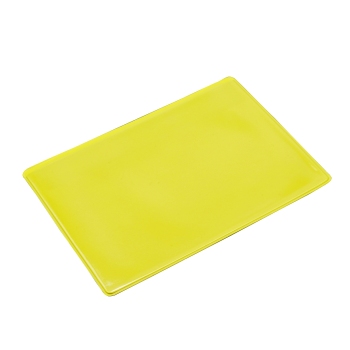 Magnetic pockets for A5, with 1 magnetic strip, long edge open, yellow 