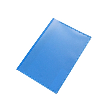 Magnetic pockets for A6, with 1 magnetic strip, long edge open, PP, blue 