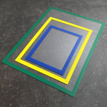 Magnetic frames, with magnetic tape 