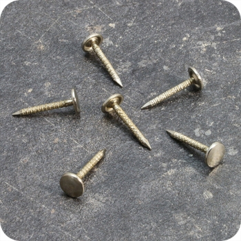 Patternbook nails, 25 mm, domed head, nickel-plated 