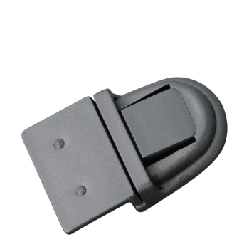 Locks with retaining eyelets, 40 x 25 x 9 mm, black 