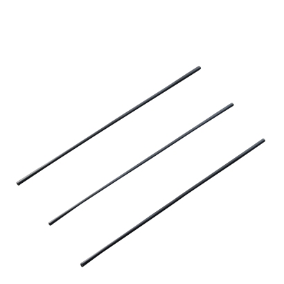Straight wire shafts for calendar hangers, 113 mm long, black 