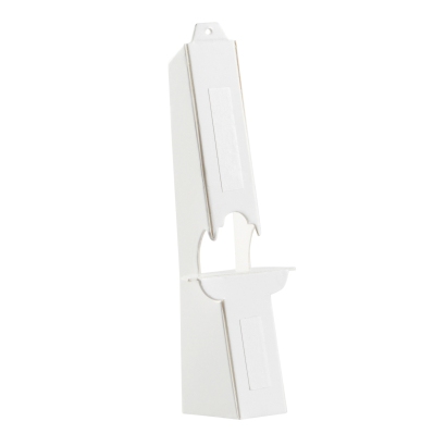 Cardboard struts (double-heart), white A6