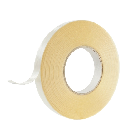 Double-sided adhesive PET tape, very strong/very strong, white paper cover 19 mm | 50 m