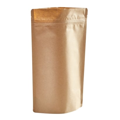 Biodegradable stand up pouches 110 x 185 mm